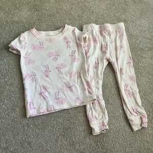Old Navy 2T bunny pajamas 100% cotton